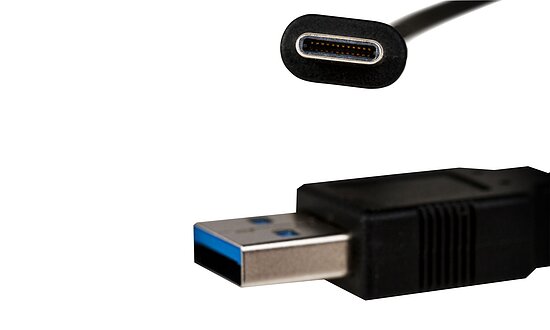 Bild 1 - Type-C-USB-A Adapter Cable USB-A-m to Type-C-m USB3.2 5Gbit 15W max. 1.000mm